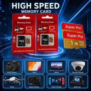 2 PCS 1TB Micro SD Card Memory Card Bundle - High Speed A2 Class 10 U3 V30 Performance, Universal Storage Expansion with SD Adapter for Phone Tablet Camera GPS Switch - Capture Memorial Day Memories, Perfect Father's Day Gift #Summervibes #fathersdaygift