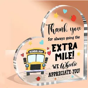 School Bus Driver Appreciation Gifts Best Bus Driver Gifts Birthday Christmas Mother's Day Gifts for Retired Bus Drivers Decoration Signs