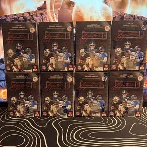 Break 421 8 Box Break - 8x 2025 Topps Signature Football Blasters PYT Break