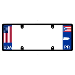 DFS Puerto Rico PR Patented License Plate Frame Holder