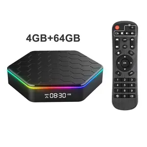T95Z Plus Android 12.0 Smart TV Box, Allwinner H618 Quad-Core 4K Media Player with 6K Decoding, H.265 VP9 Support, Dual-Band WiFi6, BT5.0, Digital Display and Remote Control