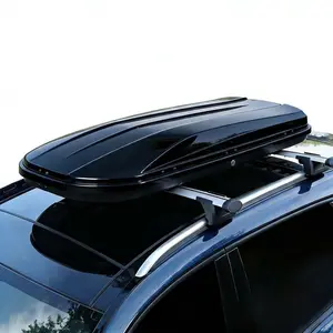 [GAOMON]Rooftop Cargo Box Carrier, 19.4 Cubic Hardshell Rooftop Cargo Carrier, Dual-Side Opening, Universal Fit for Cars & SUVs, 165Lbs Weight Capacity with Secure Straps&Keys