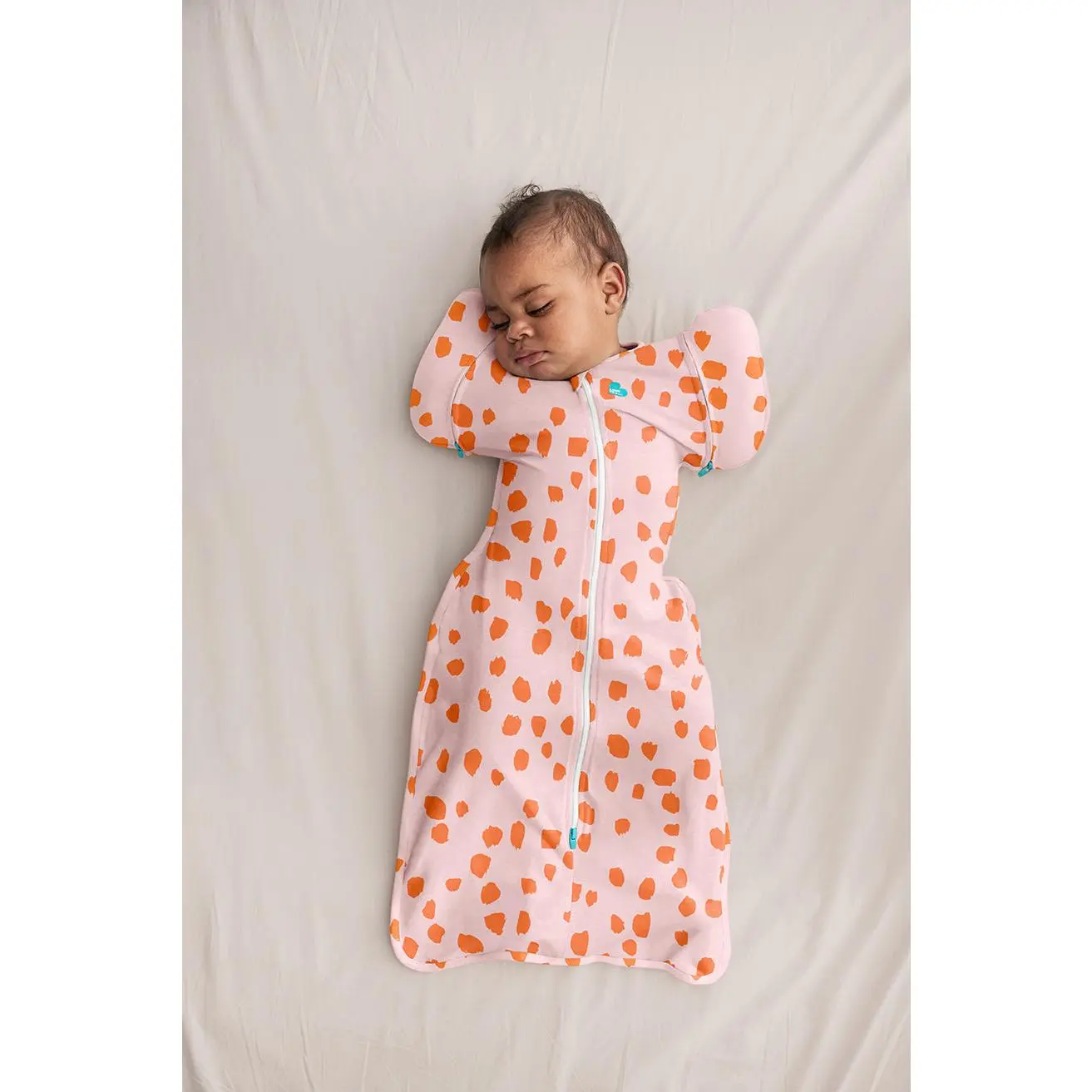 Swaddle Up™ 2-in-1 Transition Bag 1.0 TOG Cotton Light Pink Jumbo Animal