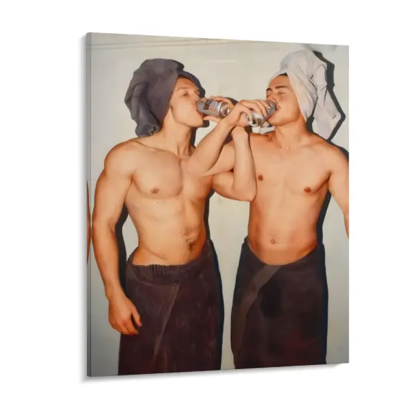 Heated Rivalry Poster Canvas Painting, Shane Hollander And Ilya Rozanov Art Print, Hockey Romance Wall Art, Game Changers Fan Gift, MM Bookish Decor, Hudson Williams & Connor Storrie Poster