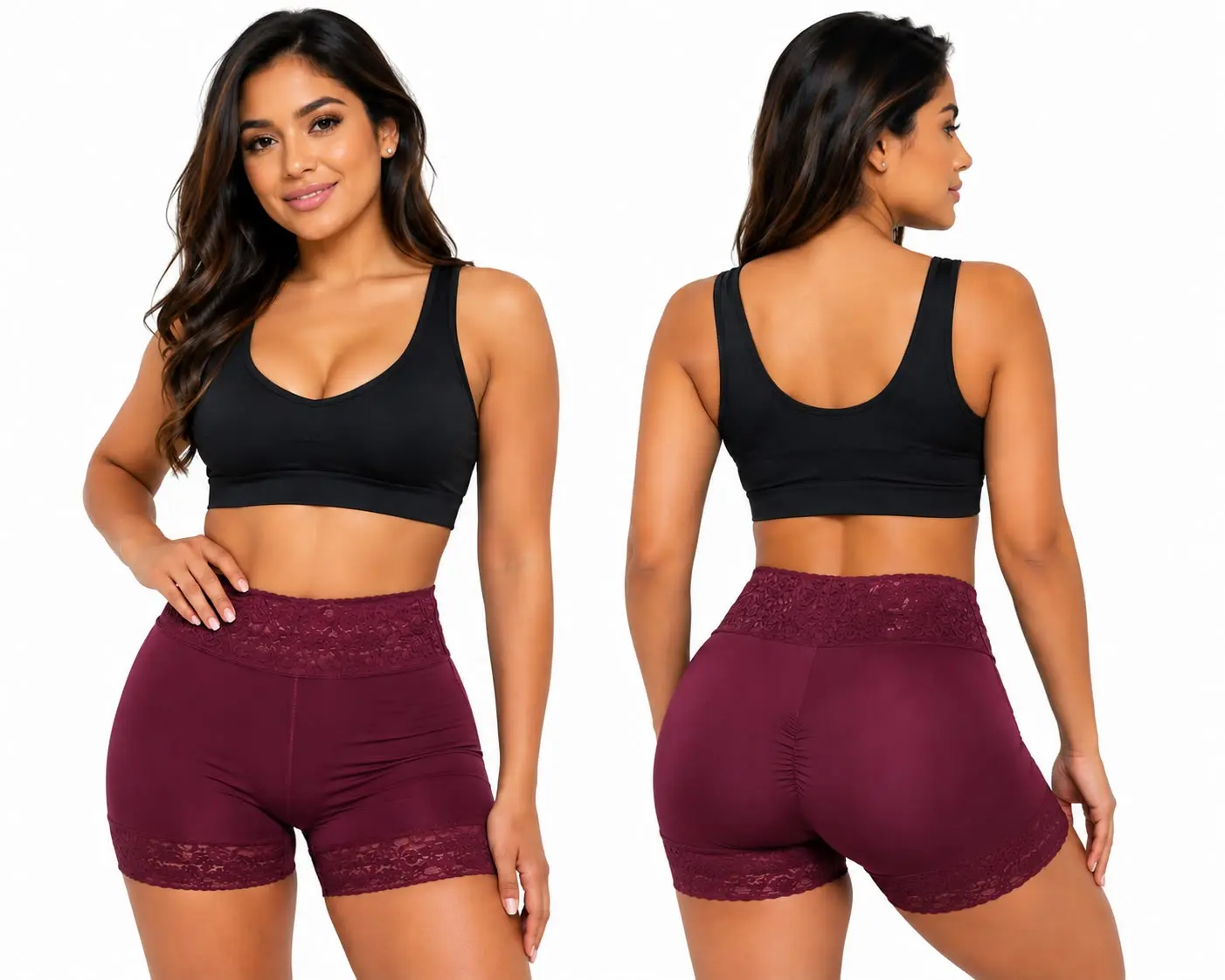 Faja Curvy Glam -Booty Queen | Moldea Cintura y Levanta Gluteos