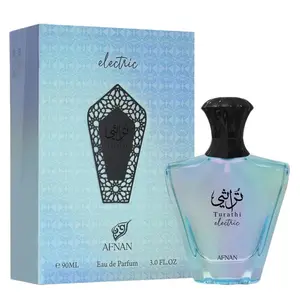 AFNAN Turathi Electric for Men and Women Eau de Parfum Spray, 3.0 Ounce Perfume Fragrance Fresh