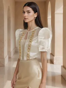 Modern Filipiniana Blazer Elegant Comfortable Clothing Piece