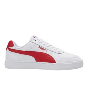 PUMA Mens Caven Lace Up Casual Shoes - White
