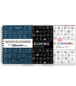 [New Edition] 2026 ADHD Cleaning Planner – Daily, Weekly & Monthly Cleaning Checklists for Busy Adults & Teens – Stress-Free Home Care