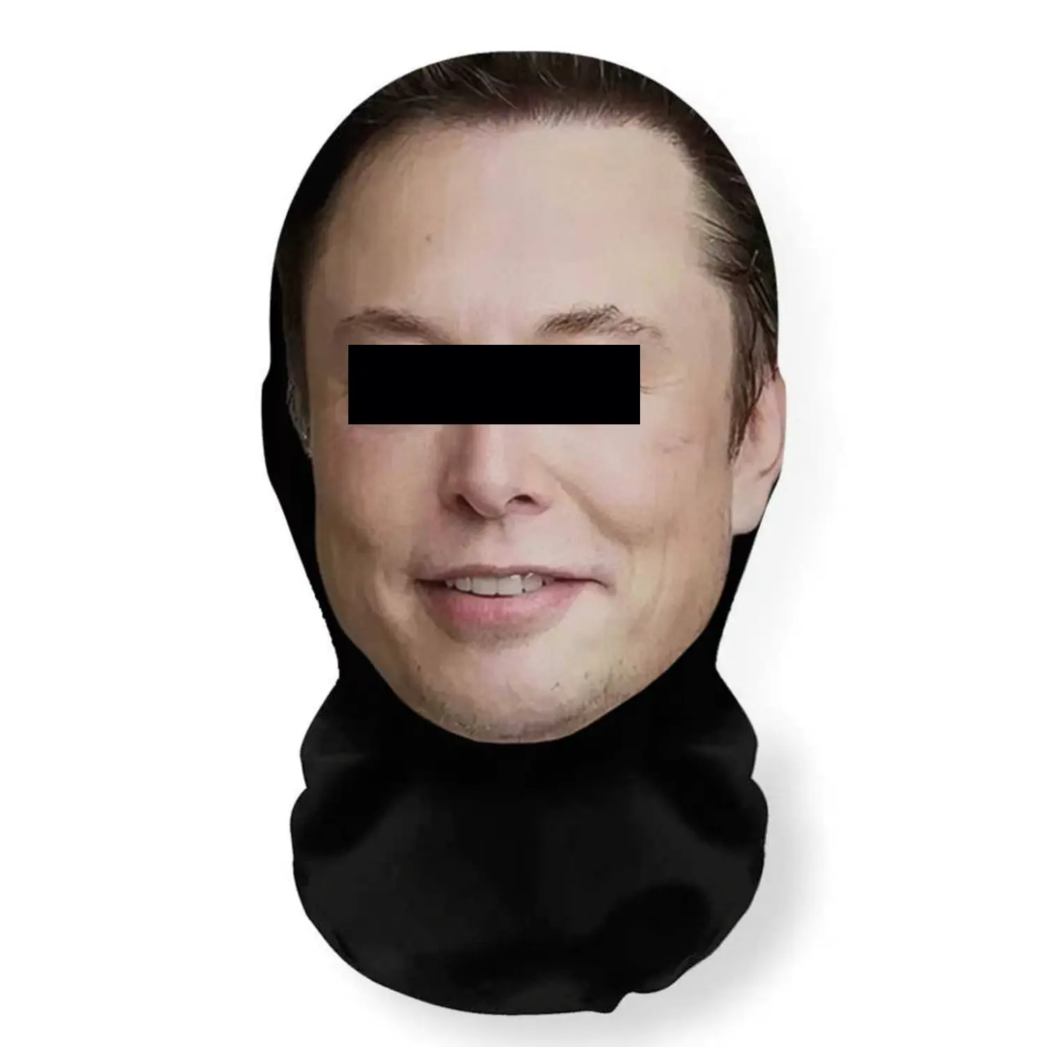 Realistic 3D Mesh Celebrity Face Mask & Headpiece, Breathable Ultra-Fine Fiber Super-Stretch Fit Party Face Masks, Lightweight Comfortable Halloween Cosplay Prop for Costume Parties, Halloween Masks