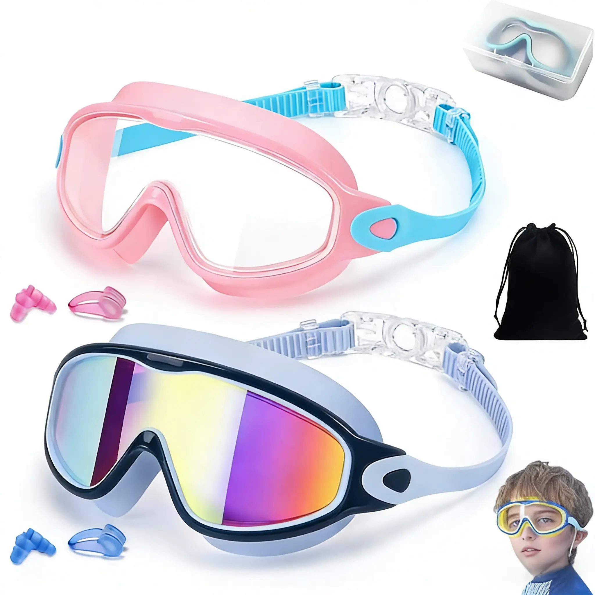 Mirrored Purple & Pink