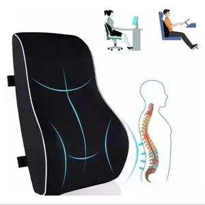 Lumbar Support Pillow, 1 Count Comfortable Back Cushion, Ergonomic Design Lumbar Pillow for  Office Home School Car  Outdoor
