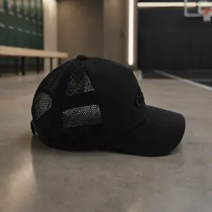 Mesh Back Trucker Hat for Men Women, Breathable Adjustable Curved Brim Baseball Cap, Casual Outdoor Sport Hat for Travel Golf