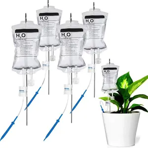 4 Sets Automatic Control Drip Irrigation Water Bag, Plant Maintenance Drip Irrigator, Floating Drip Irrigation Machine for Flowers and Plants