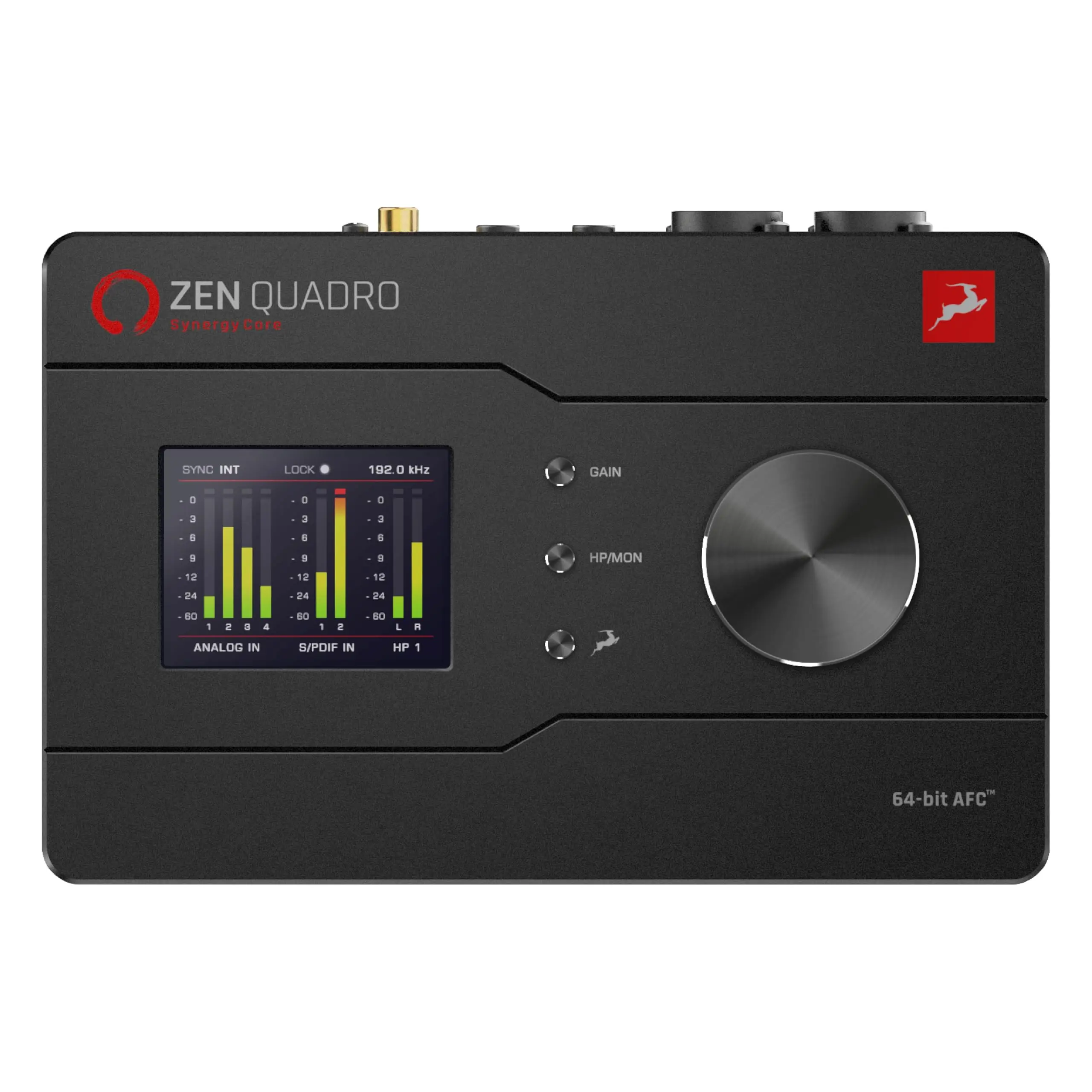 Antelope Audio Zen Quadro USB-C Sound Card for Content Creation, Livestream - 4 Discrete Mic Preamps, 130 dB Dynamic Range, Pro Conversion & Clocking, 93 Modeled & 37 Analog Effects, 14-In/10-Out, Bus-Powered for Travel-Friendly Setups