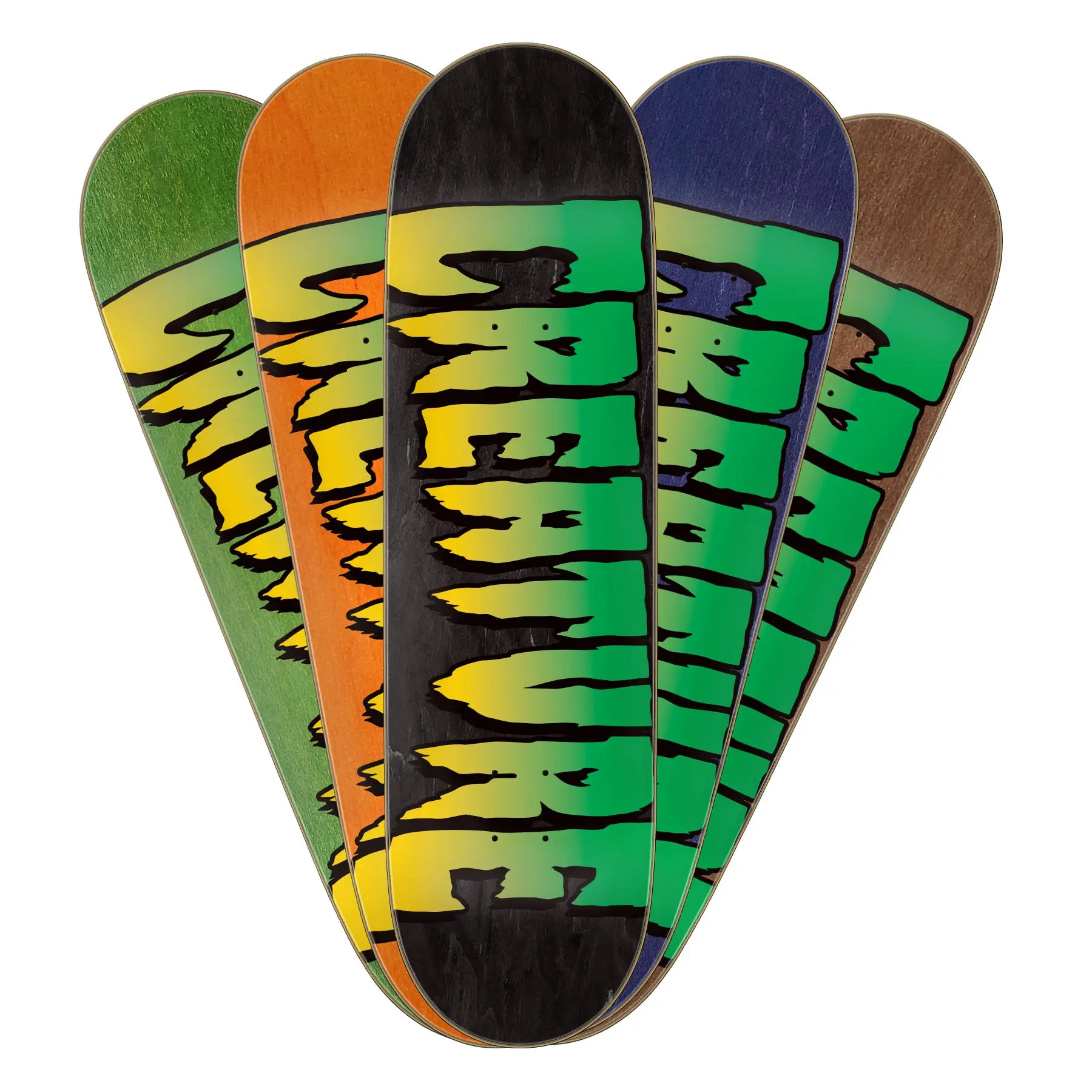 Logo Stumps Skateboard Deck, 8.60" x 31.95", Strong Responsive 7-Ply Pressed North American Maple, 14.25" Wheelbase with Consistent Concave and Kick, 8.60In X 31.95In, Strong, Responsive Deck, Perform Well In All Terrains, Agile Shape, Anywhere