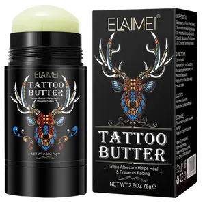 Tattoo Balm, 1 Box Moisturizing Tattoo Care Cream, Hydrating Body Care Product for New and Old Tattoos, Body Care Product for Men & Women, Tattoo Balm Stick