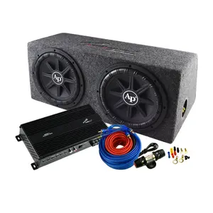 Audiopipe APSB-12212PX (2) 12" Bass Package w/ Amp & Wires