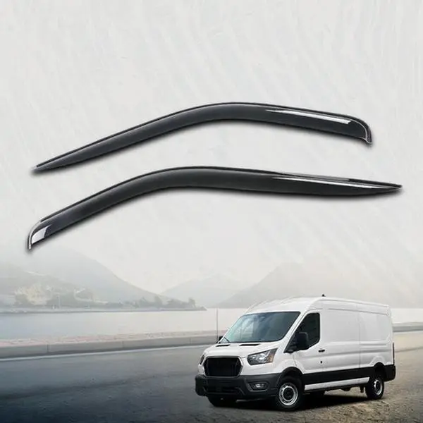 Fit For Ford Transit 2014-2024 Window Visors Sun Guard Rain Deflector Vent Shade