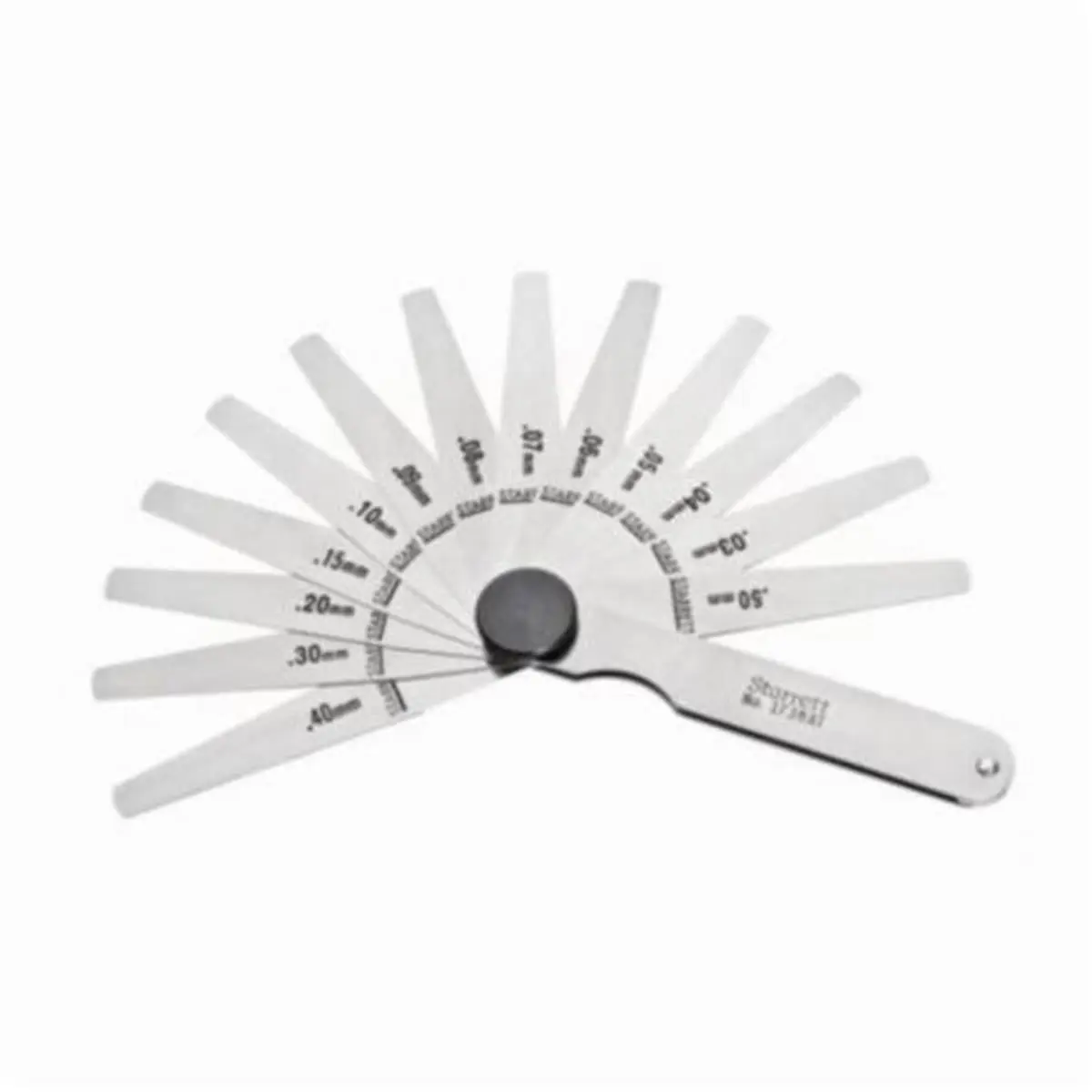 0.03-0.50 mm Metric Thickness Gage Set - 13 Piece