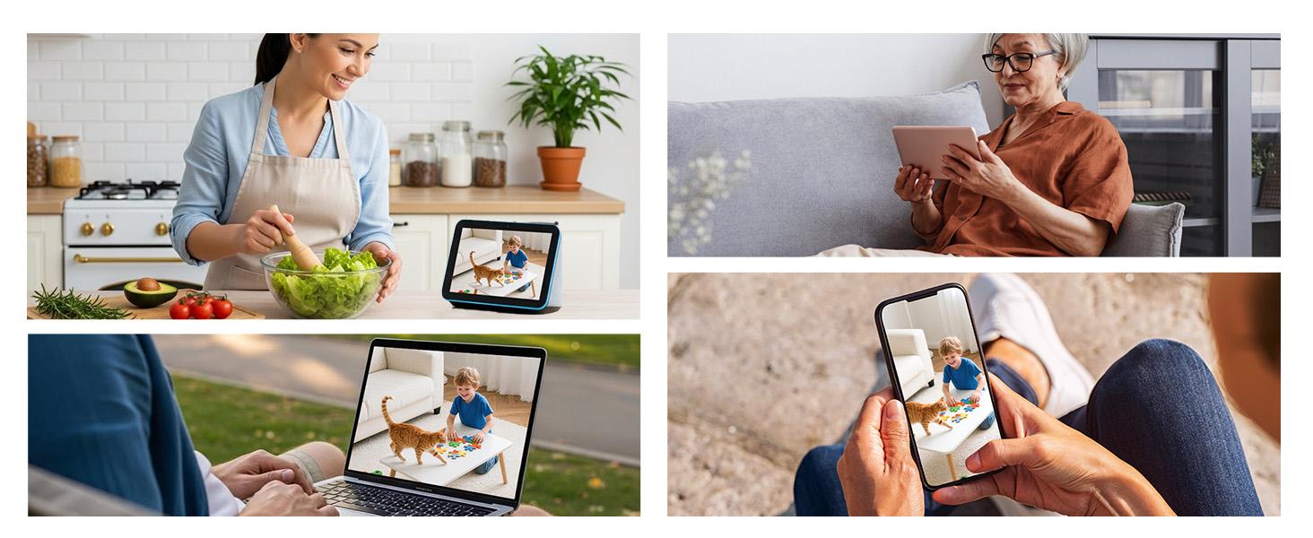 YESPANO indoor battery camera：Long Standby Rechargeable Surveillance Camera with Motion Alert and Spotl，Color  ight Vision, AI Human Detection, 2-Way Audio,  Cloud/SD Storage Protection security cameras for home