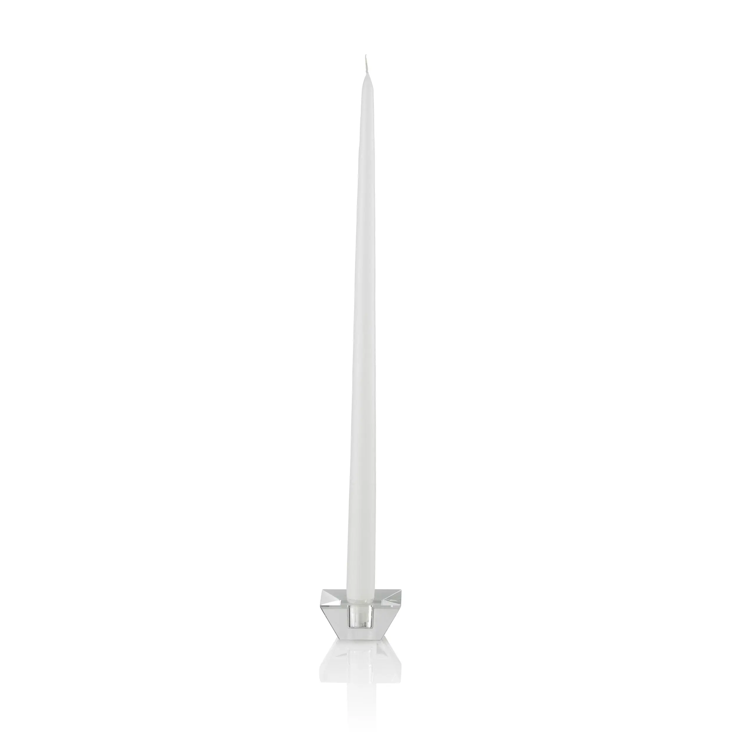 Wedding Taper Candles, White, 18 Inch, Set of 144