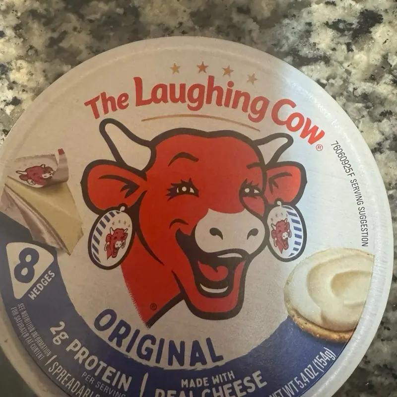 The Laughing Cow Fomage Cheese Lavache Kiri Creamy Garlic & Herb Spreadable Cheese Wedges 6.4 oz - Perfect for Baking & Everyday Use - Bake