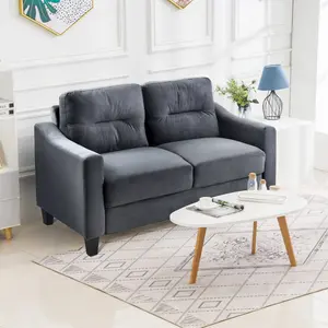 Modern L-Shaped Space-Saving Sectional Sofa - Compact, Versatile, Comfortable Indoor Furniture for Small Living Rooms, Bedrooms