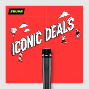 Shure SM57 Professional XLR Dynamic Microphone – Cardioid Mic for Instruments, Amplifiers, Drums & Live Performance Recording