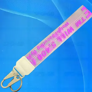 Pvc Key Chain Wristlet Keychain for Women & Men Compact Key Wrist Lanyard Strap Holder Secure Daily Use Accessory
