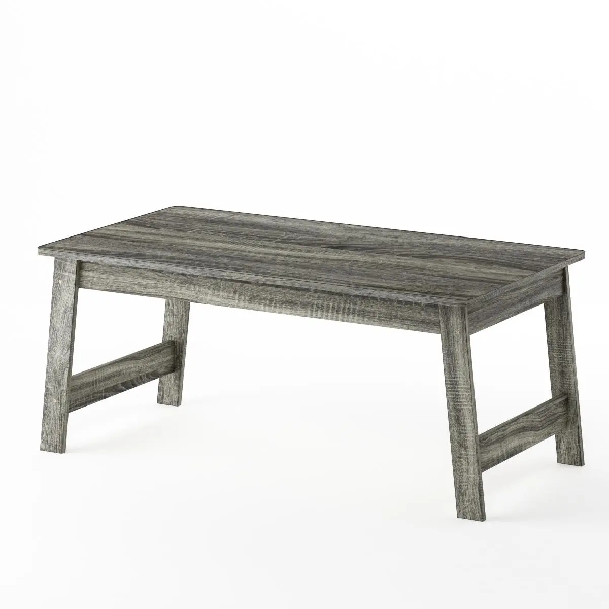 212 MAIN Rectangular Coffee Table - French Oak Grey Finish, Beginner-Friendly Modern Indoor Furniture, Ample Storage Space, Easy Assembly, Modern Furniture