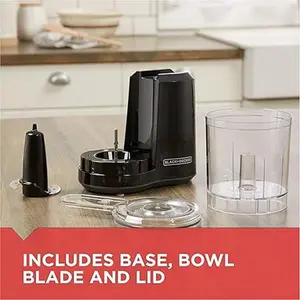 The BLACK+DECKER FreshPrep 3-Cup Electric Food Chopper is a game-changer!  Chop veggies, herbs, and more in seconds—perfect for quick meals