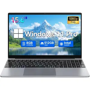 2026 Latest Laptop, 8GB RAM 512GB SSD Laptop, 15.6 inch 2K FHD Display,Celeron N4020C Processor, Thin & Portable Laptop,Dual WiFi, USB 3.0*2, BT,200W Front Webcam,Full-Featured Type-C,6500mAh Battery
