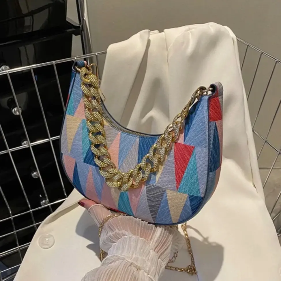 Rainbow designer handbag