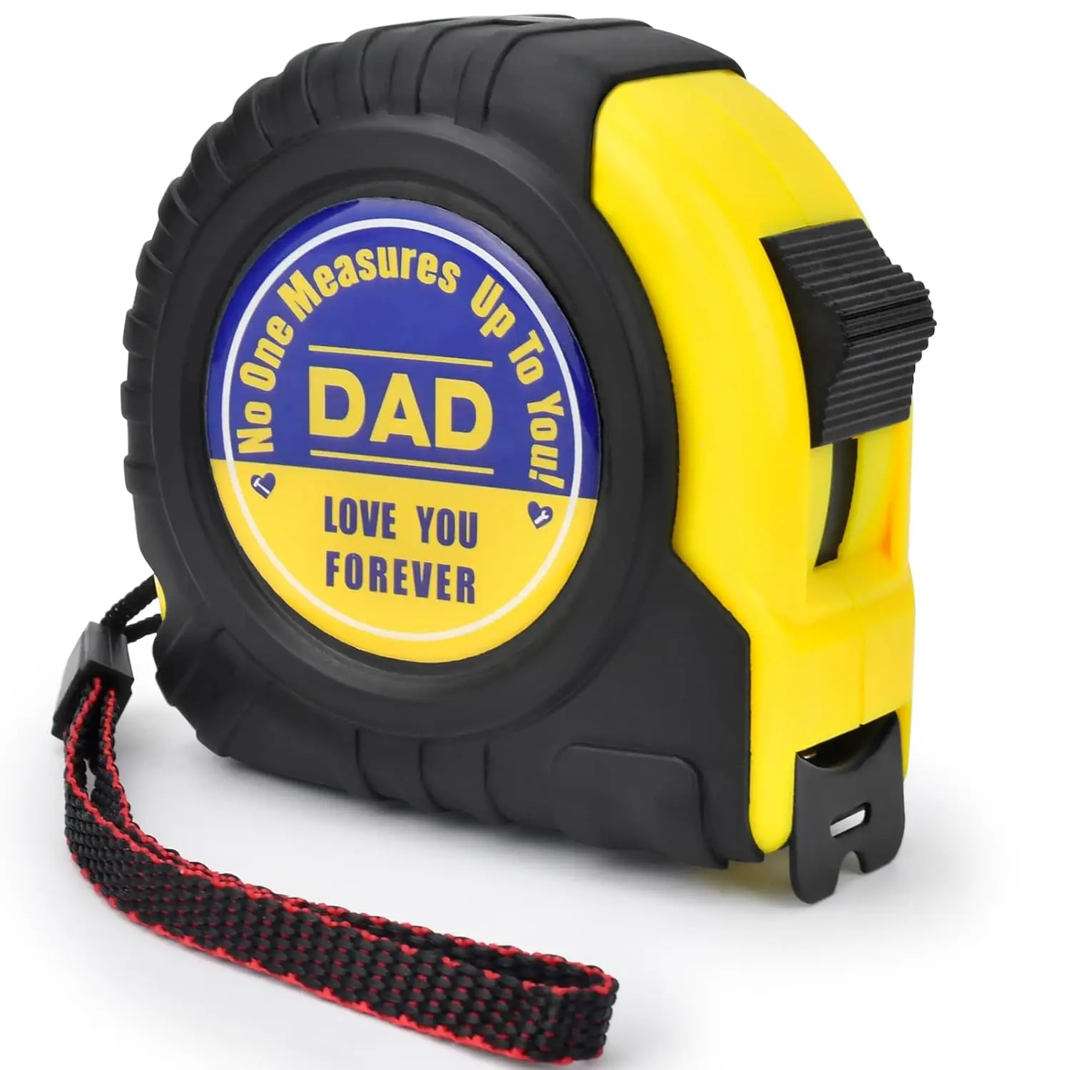 Birthday Gifts for dad Stocking Stuffers for Men Ideal Christmas Gifts Cool Gadgets for Husband Grandpa from Daughter Son Tool Woodworker Carpenter , Engraved Tape Measure 25 FT