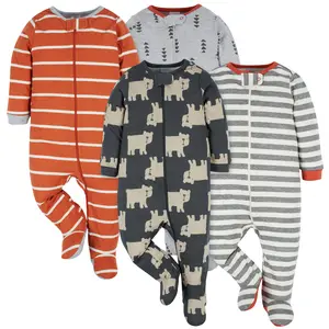 Baby Boys' Unbearably Cute Sleep 'N Plays, 4-Pack