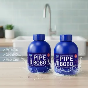 2PCS Drain Cleaner, Cleaning Agent, Drain Opener,Powerful Unclogging, Clog Remover, Shower, Tub, Compatible with All Pipe Materials