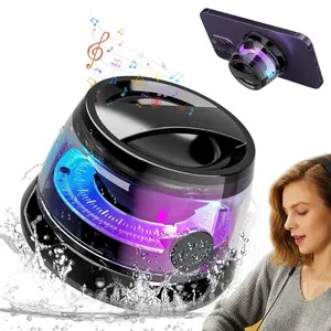 Portable Bluetooth-compatible Magnetic Speaker G200, Excellent Sound Quality, Mini LED Shower Speaker, Outdoor Use, TWS Stereo Sync, Ideal for Cycling and Camping