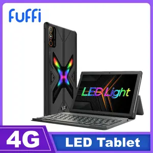 FUFFi-LED Tablet,10.1 Inch ,4GB+64GB ROM, Octa-Core Processor, 4g Dual Sim Android Device, 5000mah Battery