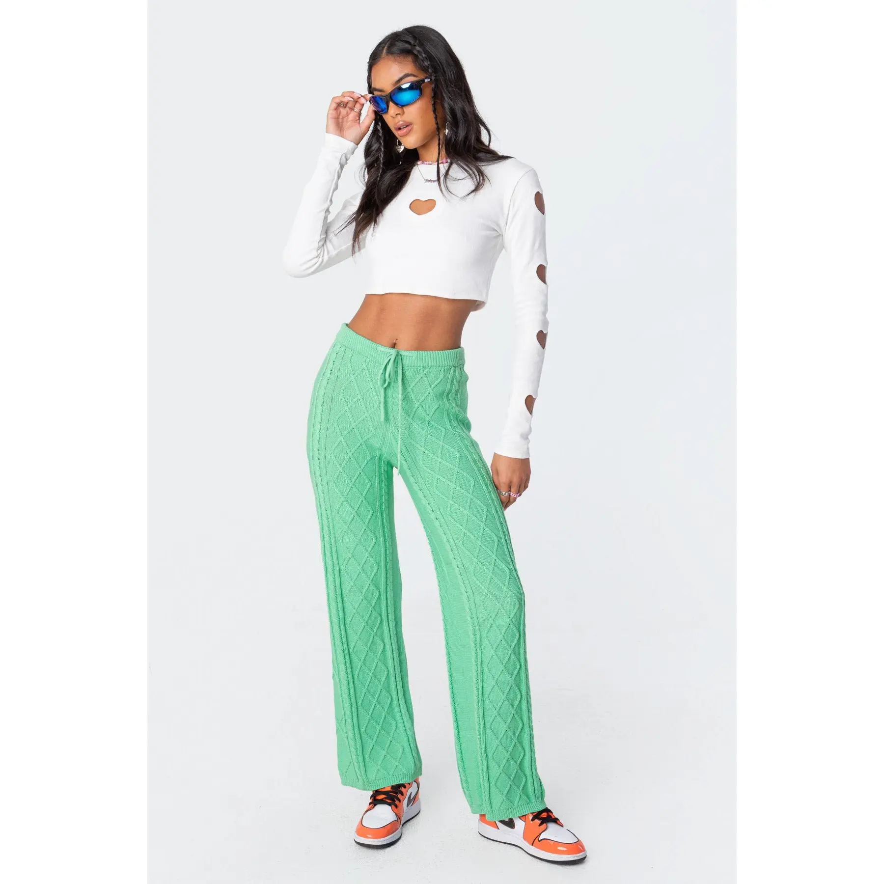 Kasey Cable Knit Pants
