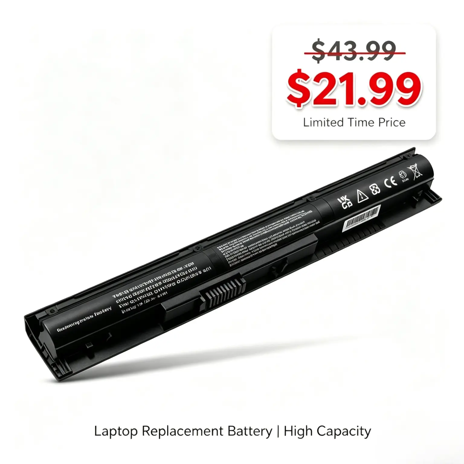 【HS04】HP 807956-001 Easy Swap Notebook Battery Compatible HSTNN-LB6U 15-AY041WM 240 245 G4 G5 TPN-I120 TPN-I124