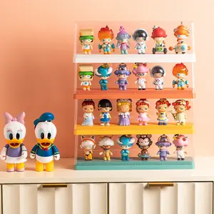 Doll hand-held display cabinet acrylic storage display rack dust-proof doll blind box storage box Display Shelf