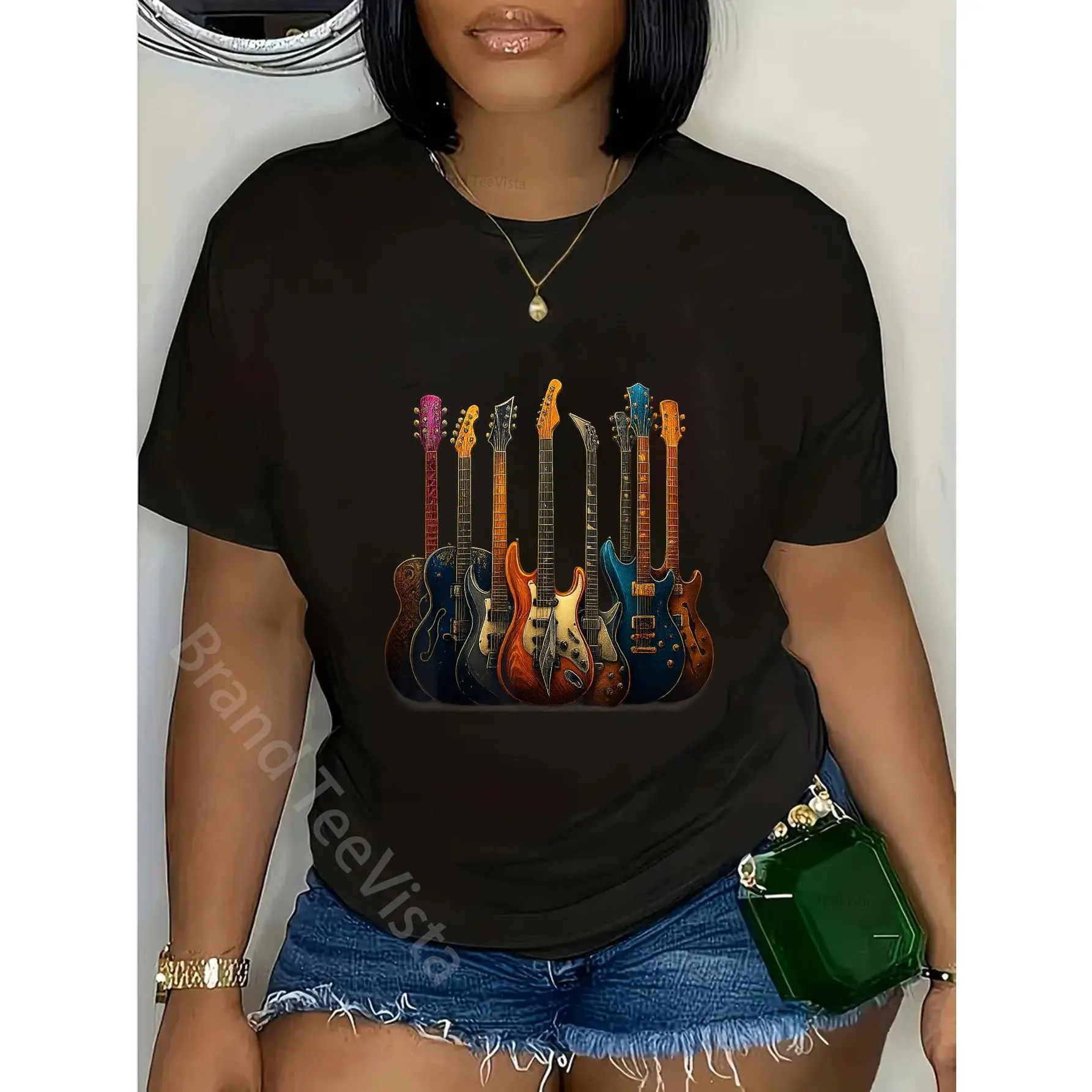 Guitars Guitarists Music Guitar Gifts For Men Women Boy T-Shirt