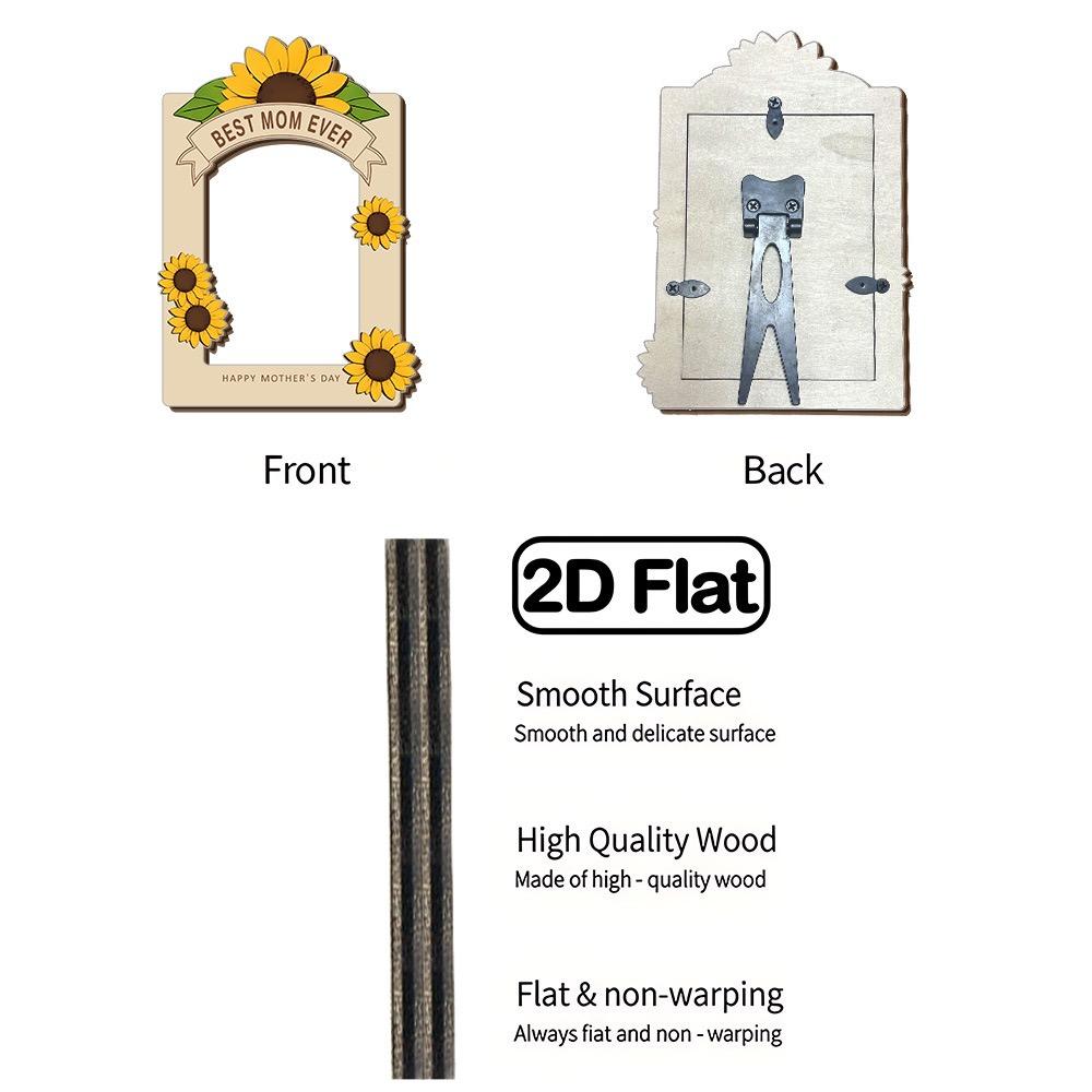 Mother's Day Best Gift for Mom Wooden Display Frame ,Commemorative Keepsake Gift from Son or Daughter to Mother