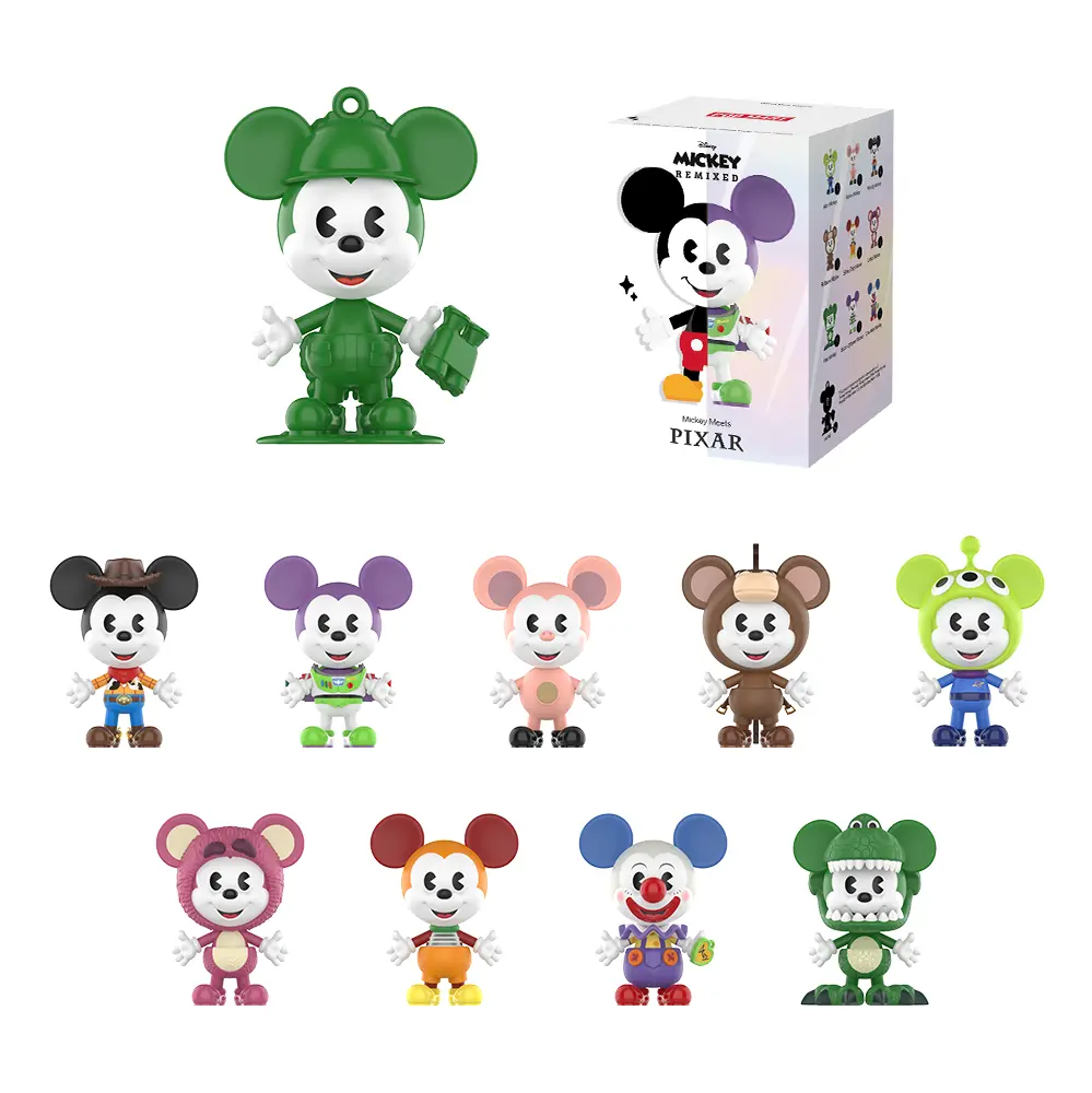 POP MART Disney Mickey Remixed: Mickey Meets Pixar Series Figures,summerwins
