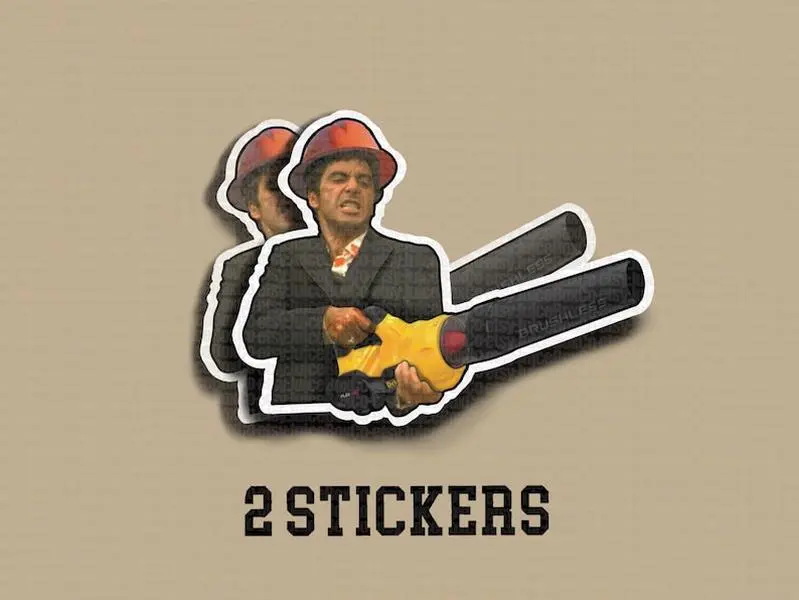 Scarface Blower Sticker