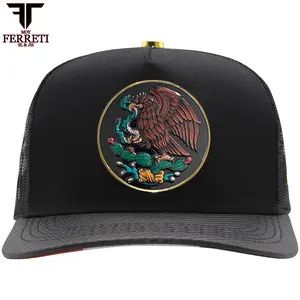 FERRETI HATS PREMIUM FT145M Escudo Mexico Baseball Cap For Men