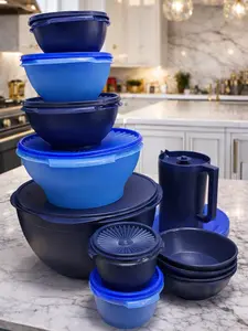 Kitchen Container Set (Multiple Pieces – Blue Collection)