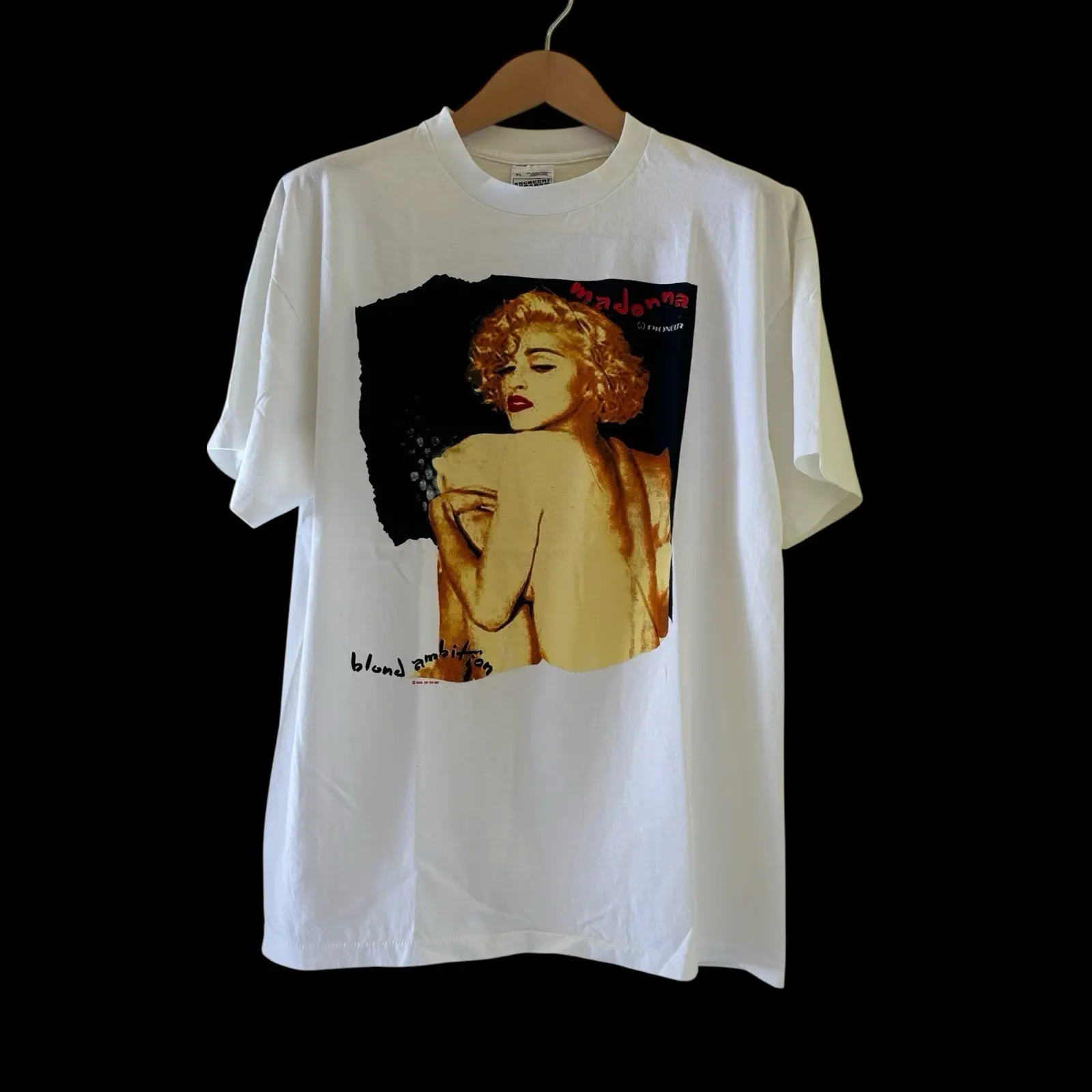 Sale Up To 50%] Vintage 1990 Madonna Blond Ambition World Tour T 
