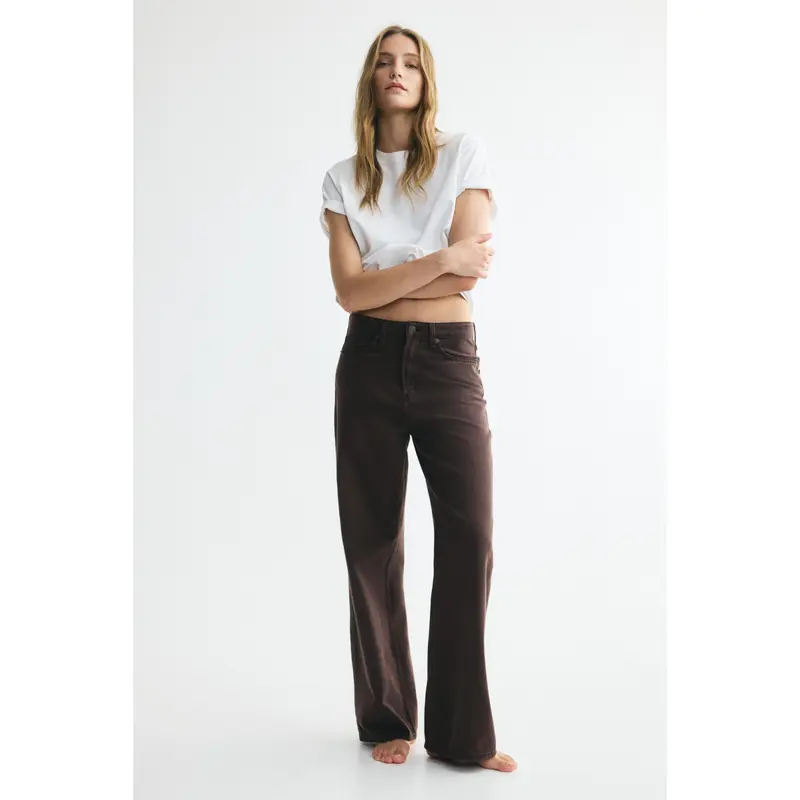 H&M Wide High Waist Jeans